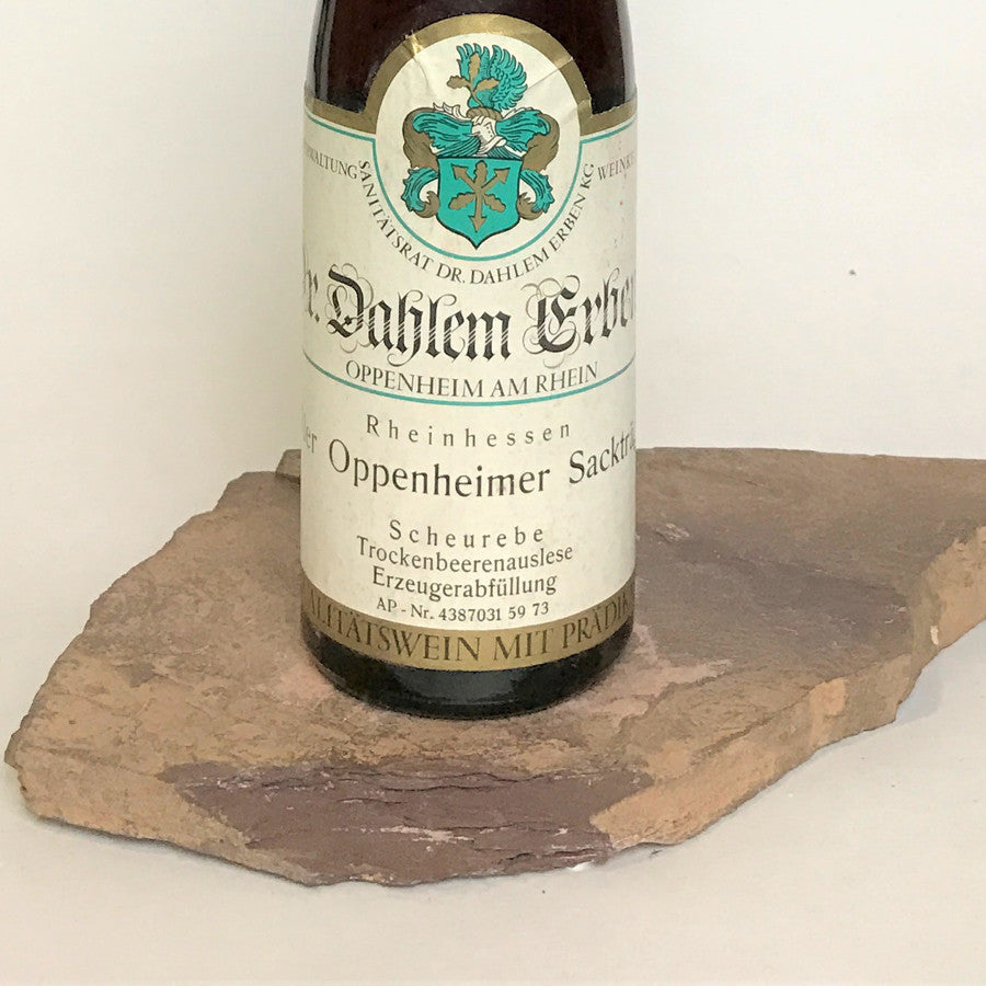 1971 DR. DAHLEM ERBEN Oppenheim Sackträger, Scheurebe Trockenbeerenauslese (Balz Collection) 350 ml