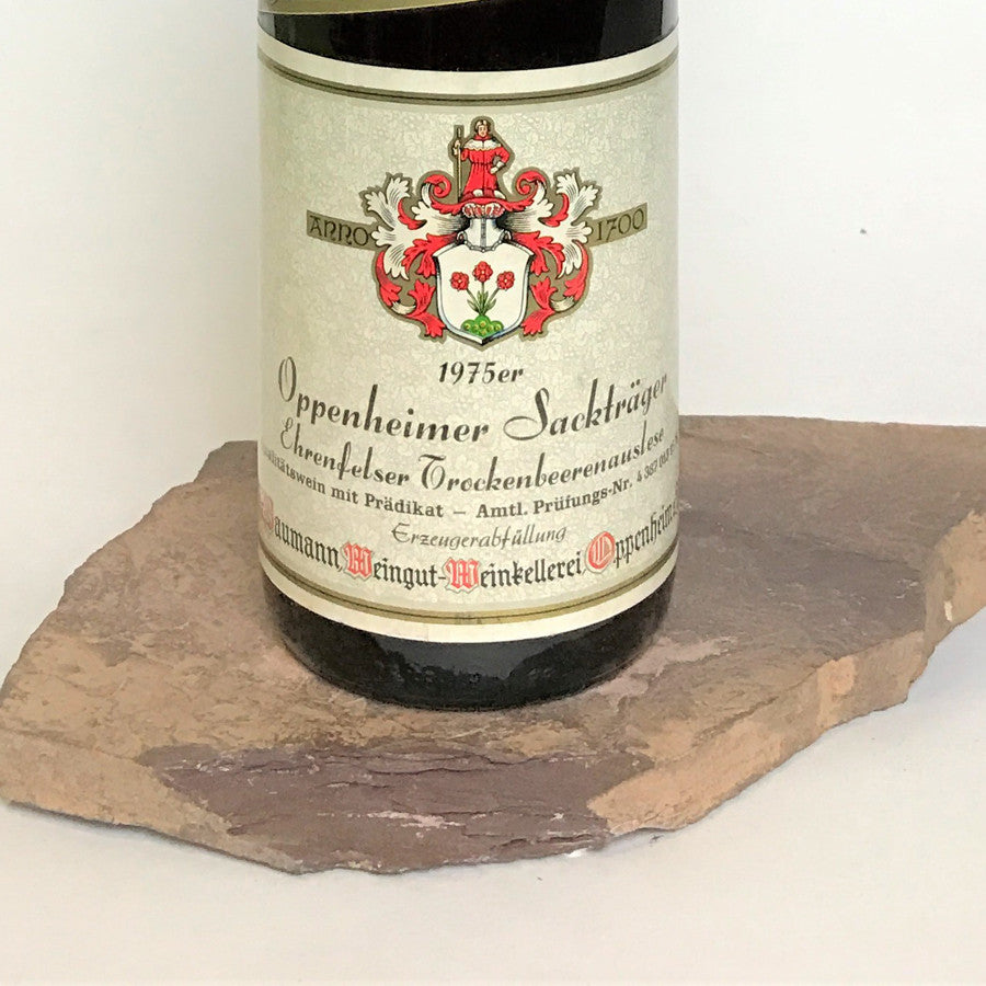 1975 FR. BAUMANN Oppenheim Sackträger, Ehrenfelser Trockenbeerenauslese (Balz Collection)