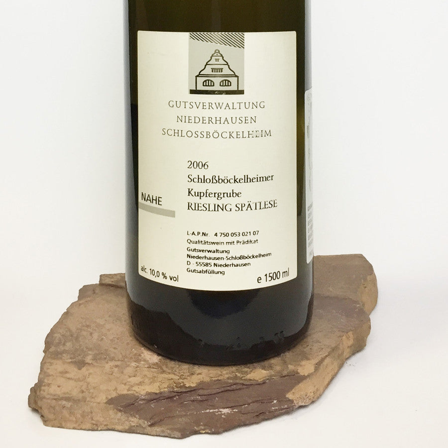2006 GUTSVERWALTUNG NIEDERHAUSEN SCHLOSSBÖCKELHEIM Schlossböckelheim Kupfergrube, Riesling Spätl...