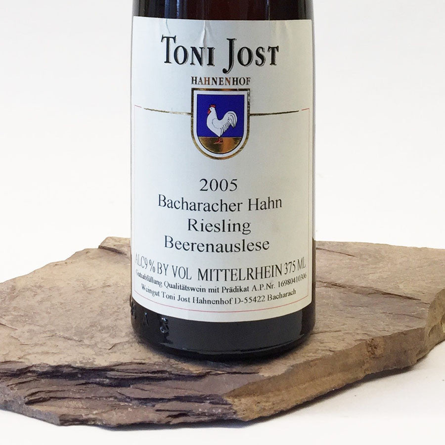 2005 TONI JOST Bacharach Hahn, Riesling Beerenauslese Goldkapsel 375 ml