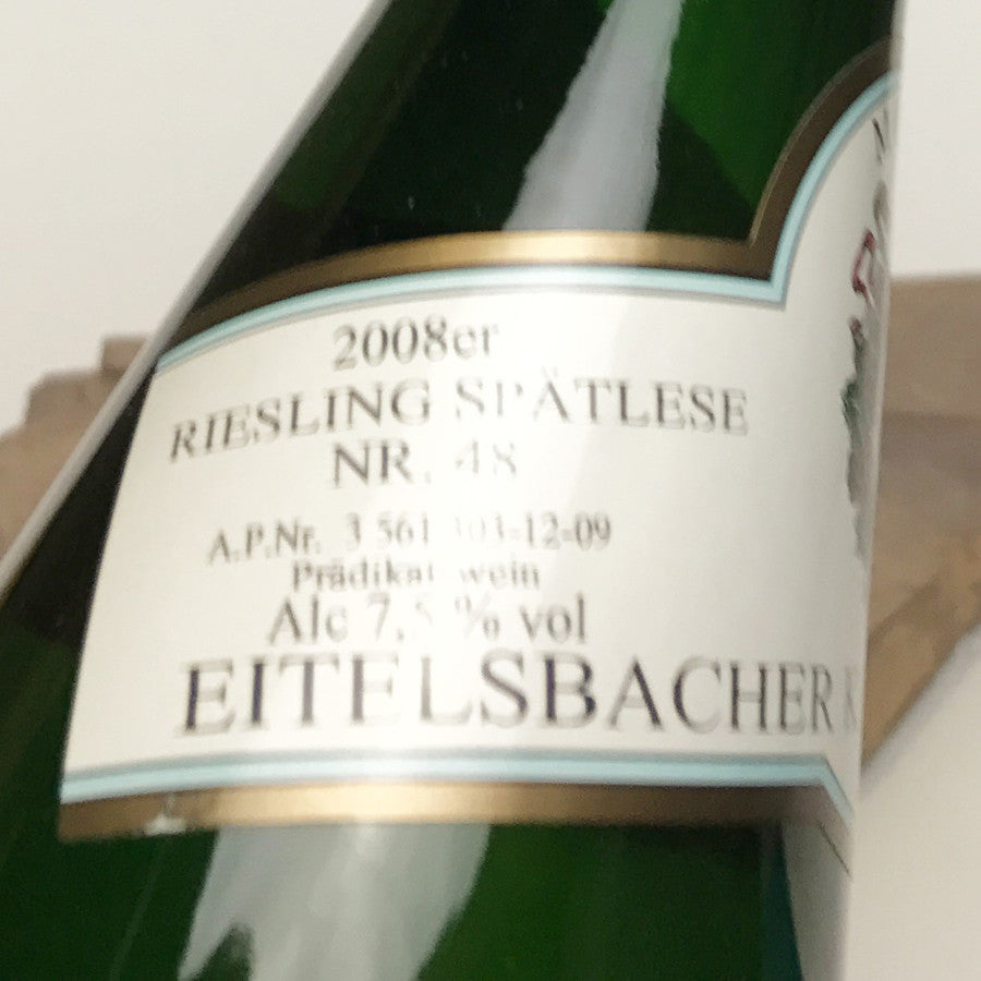 2008 KARTHÄUSERHOF Eitelsbach Karthäuserhofberg, Riesling Spätlese #48 Auction