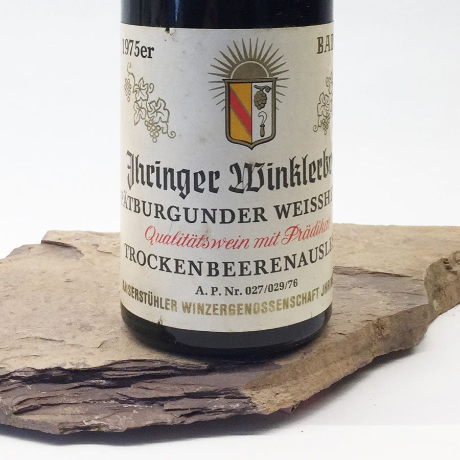 1975 KAISERSTÜHLER WINZERGENOSSENSCHAFT Ihringen Winklerberg, Spätburgunder (Pinot Noir) Weissherbst Trockenbeerenauslese