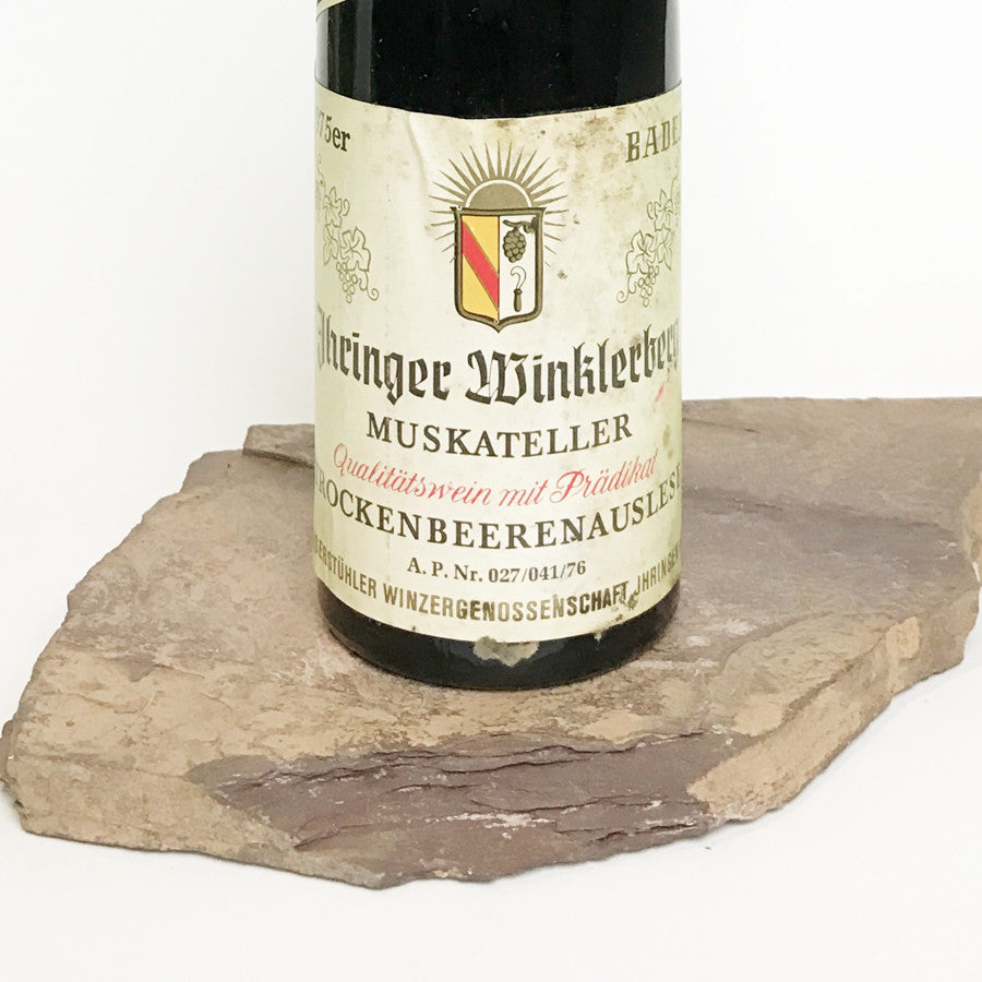 1975 KAISERSTÜHLER WINZERGENOSSENSCHAFT Ihringen Winklerberg, Muskateller Trockenbeerenauslese (...