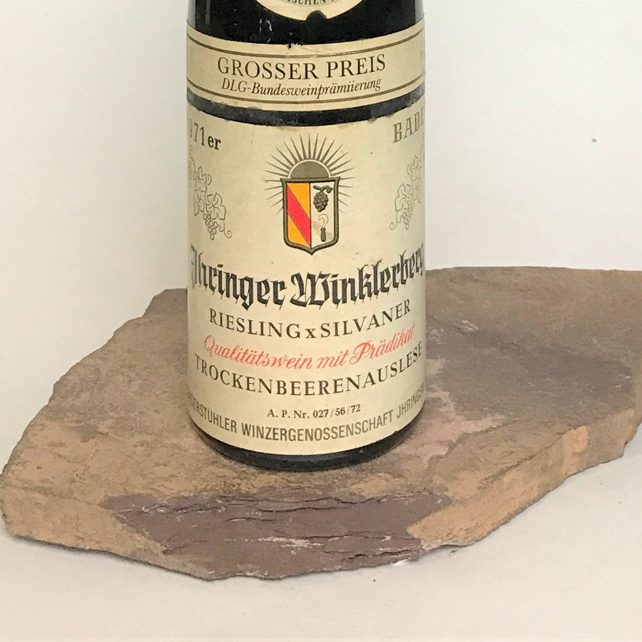 1971 KAISERSTÜHLER WINZERGENOSSENSCHAFT Ihringen Winklerberg, Riesling x Silvaner Trockenbeerenauslese