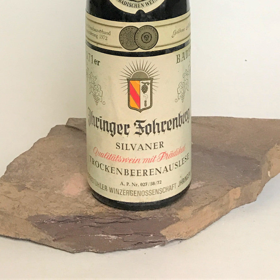 1971 KAISERSTÜHLER WINZERGENOSSENSCHAFT Ihringen Fohrenberg, Silvaner Trockenbeerenauslese (Balz...