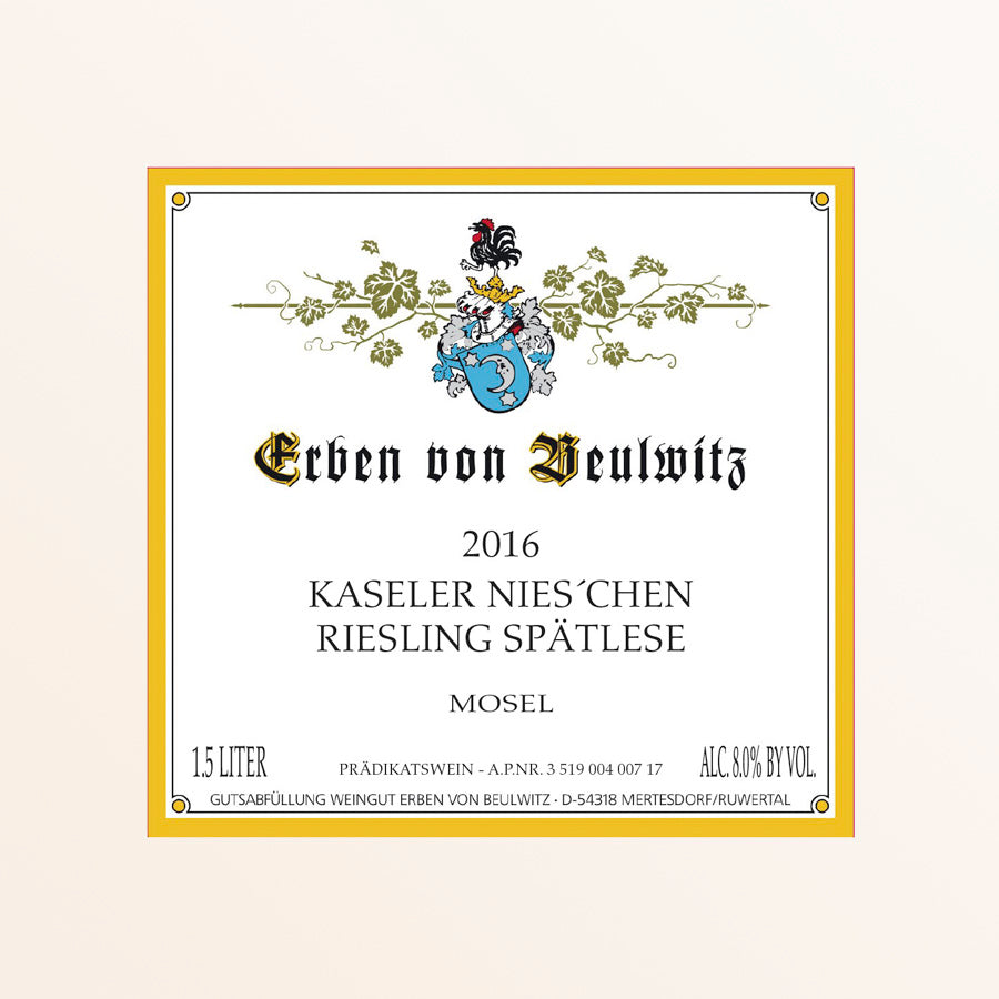 2016 VON BEULWITZ Kasel Nies'chen, Riesling Spätlese 1.5L