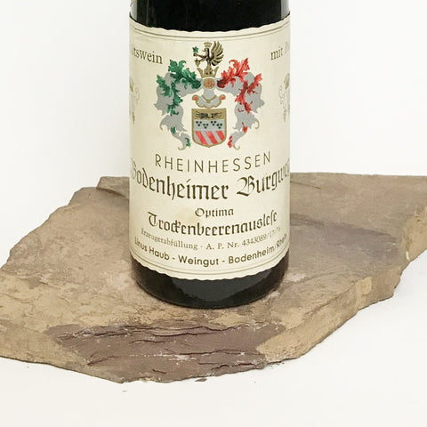 1975 BAUM-STORZUM Obrigheim Rosengarten, Ehrenfelser Trockenbeerenauslese (Balz Collection) 350 ml