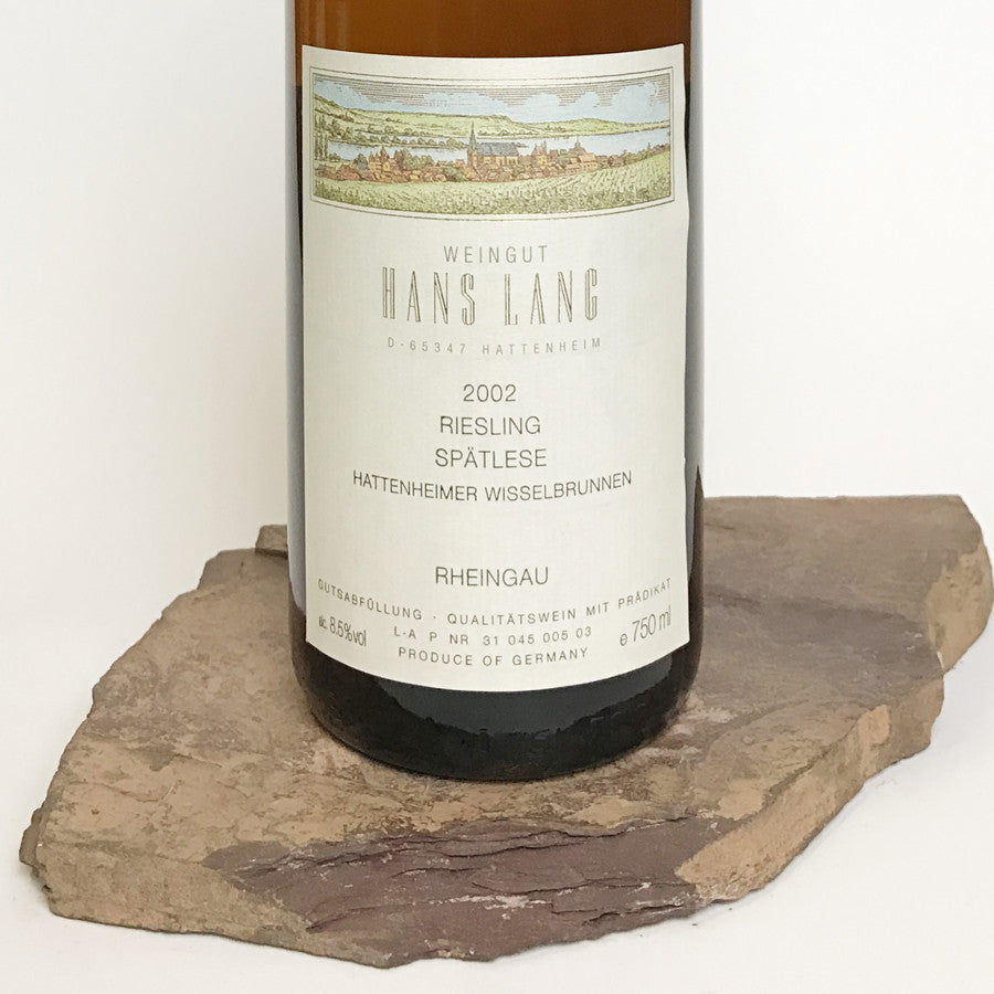 2002 HANS LANG Hattenheim Wisselbrunnen, Riesling Spätlese Goldkapsel