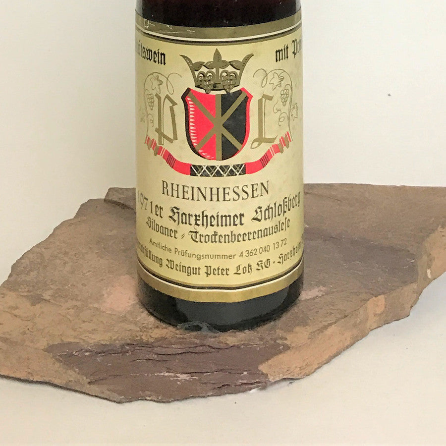 1971 PETER LOTZ Harxheim Schlossberg, Silvaner Trockenbeerenauslese (Balz Collection) 350 ml