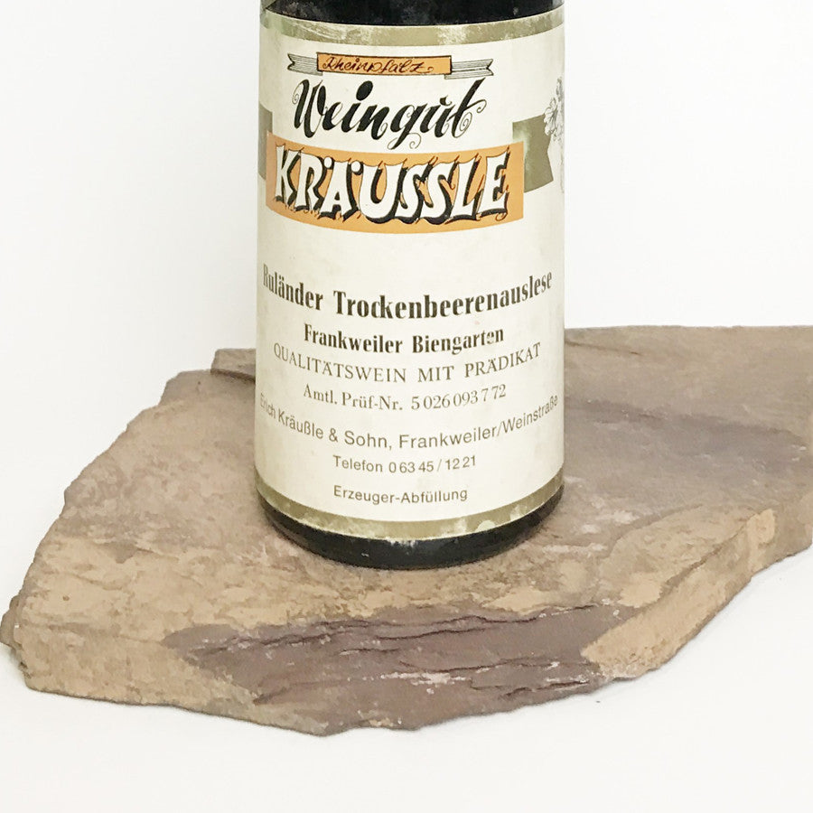 1971 KRÄUSSLE Frankweiler Biengarten, Ruländer Trockenbeerenauslese (Balz Collection) 350 ml