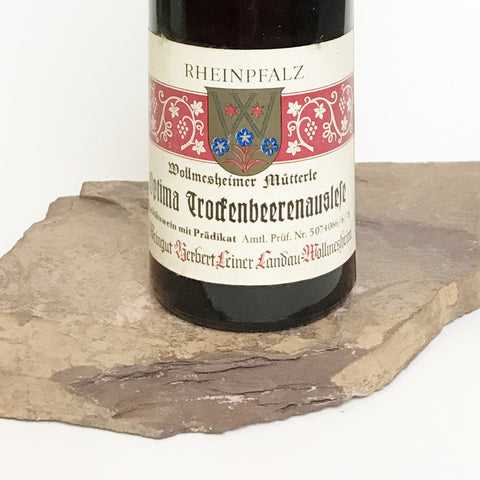 1975 LINUS HAUB Bodenheim Silberberg, Bacchus Trockenbeerenauslese (Balz Collection) 350 ml