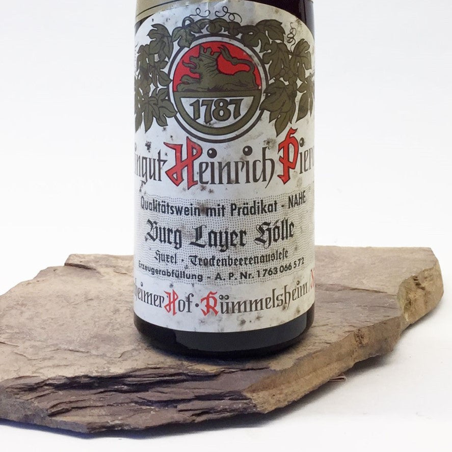 1971 HEINRICH PIEROTH Burg Layen Hölle, Huxelrebe Trockenbeerenauslese (Balz Collection) 350 ml