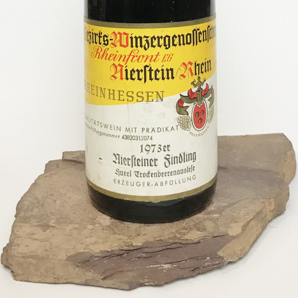 1973 WINZERGENOSSENSCHAFT RHEINFRONT Nierstein Findling, Huxelrebe Trockenbeerenauslese (Balz Co...