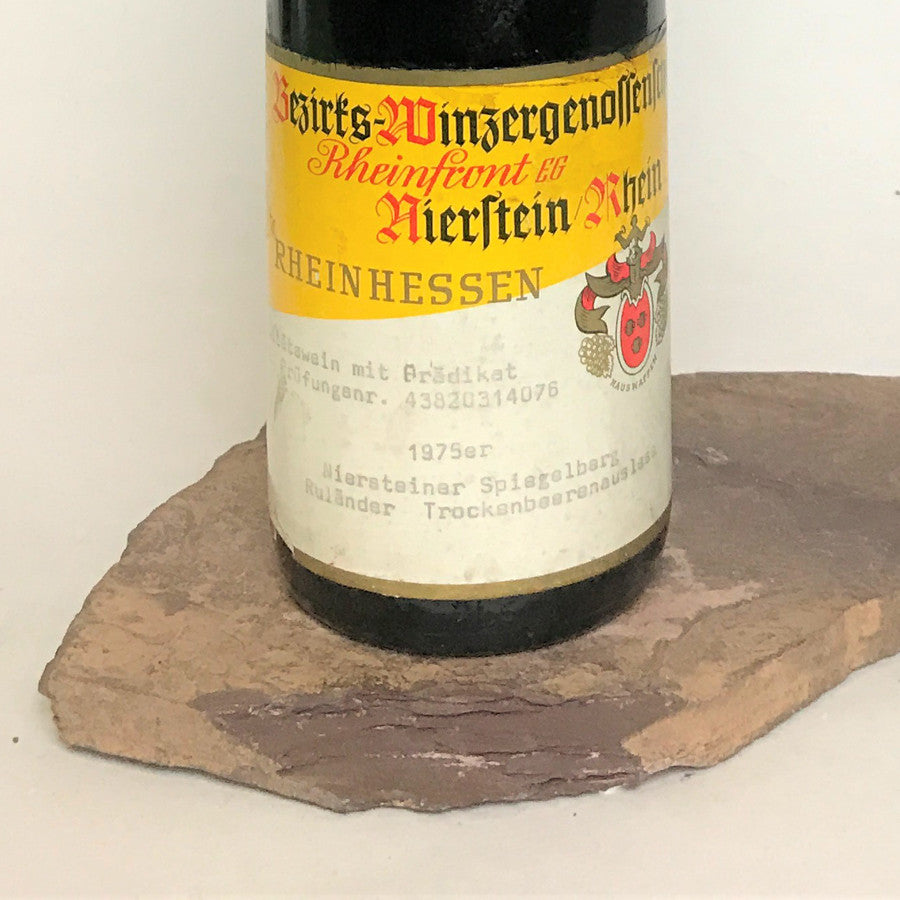 1975 WINZERGENOSSENSCHAFT RHEINFRONT Nierstein Spiegelberg, Ruländer Trockenbeerenauslese (Balz ...