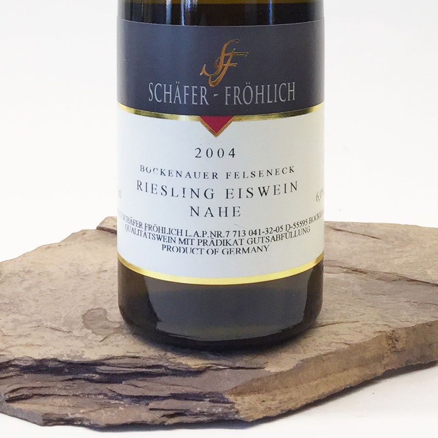 2004 SCHÄFER-FRÖHLICH Bockenau Felseneck, Riesling Eiswein Goldkapsel Auction 375 ml