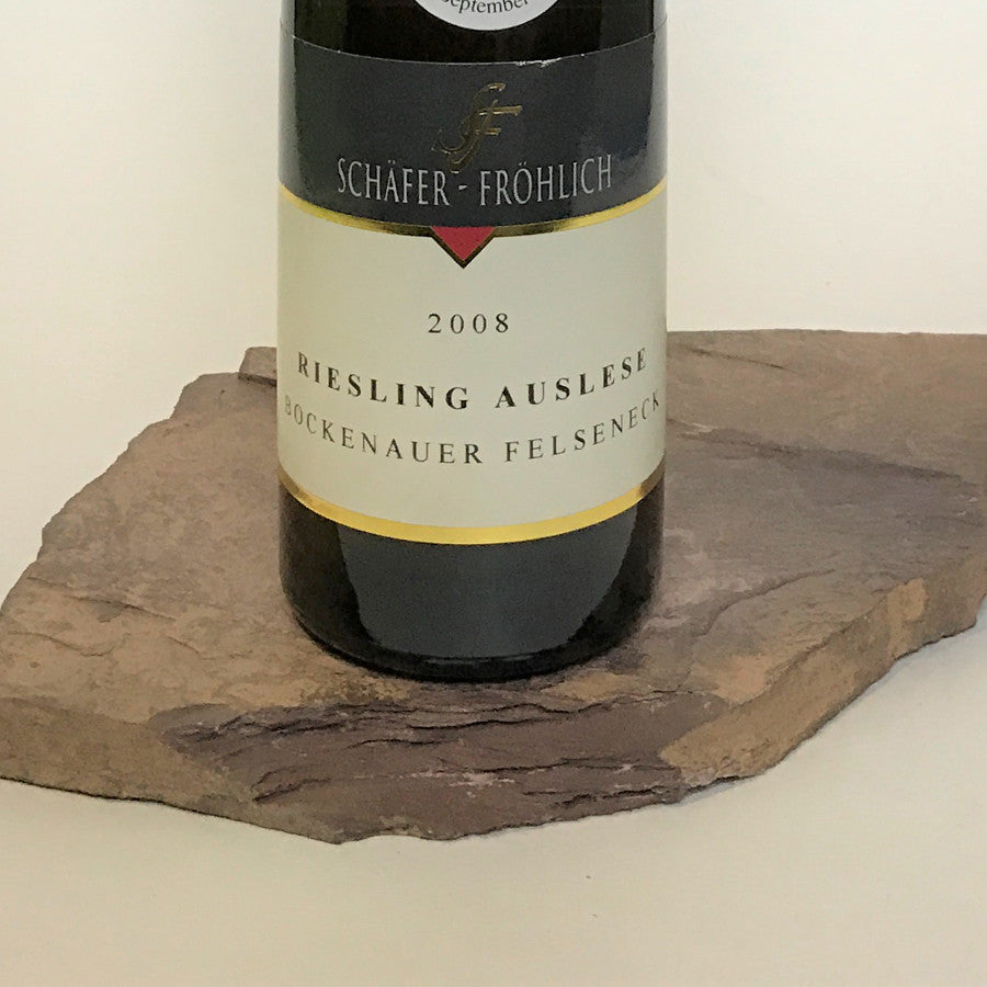2008 SCHÄFER-FRÖHLICH Bockenau Felseneck, Riesling Auslese Goldkapsel Auction 375 ml