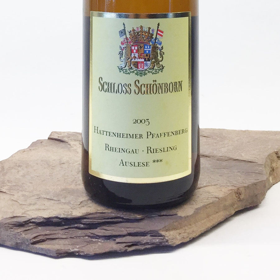 2003 SCHLOSS SCHÖNBORN Hattenheim Pfaffenberg, Riesling Auslese *** 375 ml