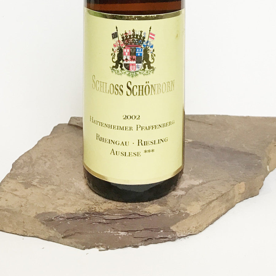 2002 SCHLOSS SCHÖNBORN Hattenheim Pfaffenberg, Riesling Auslese *** 375 ml