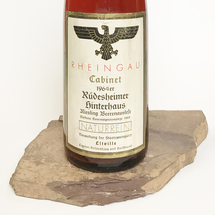 1964 STAATSWEINGÜTER KLOSTER EBERBACH Rüdesheim Hinterhaus, Riesling Beerenauslese Cabinet