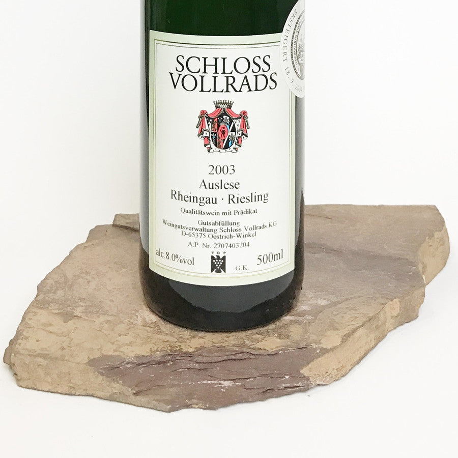 2003 SCHLOSS VOLLRADS Riesling Auslese Goldkapsel Auction 500 ml