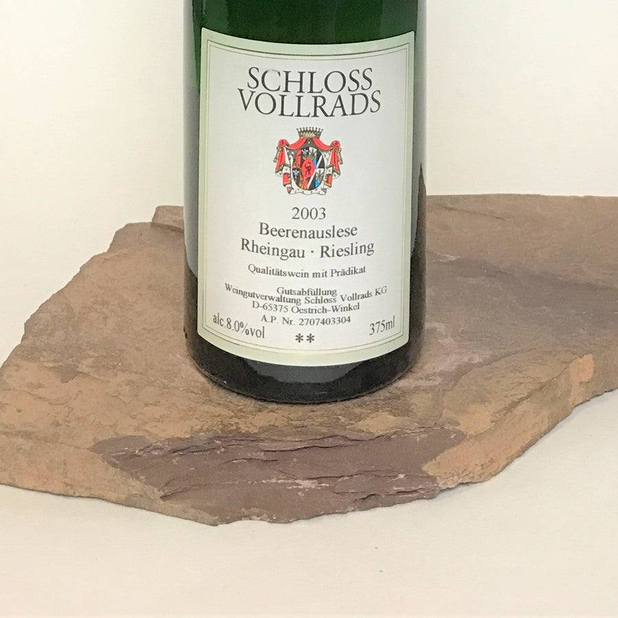 2003 SCHLOSS VOLLRADS Riesling Beerenauslese ** Goldkapsel 375 ml