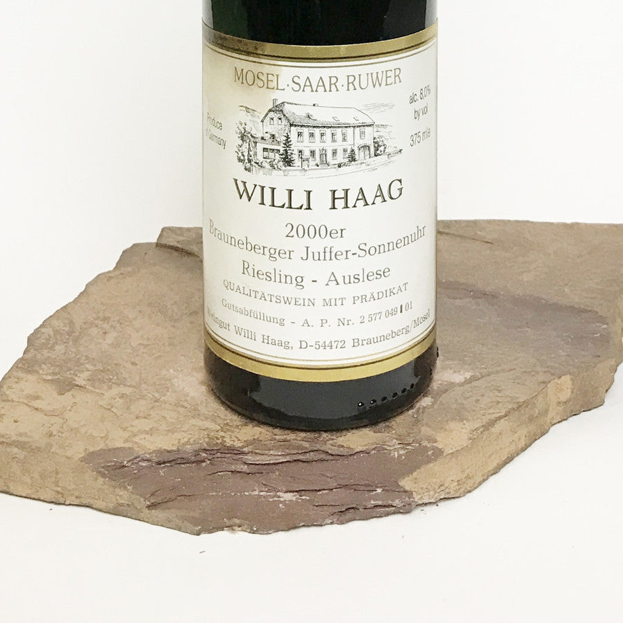 2000 WILLI HAAG Brauneberg Juffer Sonnenuhr, Riesling Auslese Goldkapsel Auction 375 ml