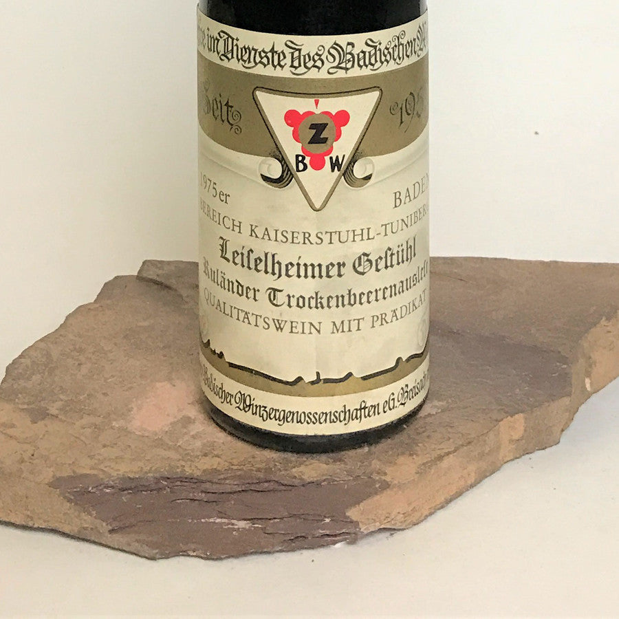 1975 BADISCHE WINZERGENOSSENSCHAFT BREISACH Leiselheim Gestühl, Ruländer Trockenbeerenauslese (B...
