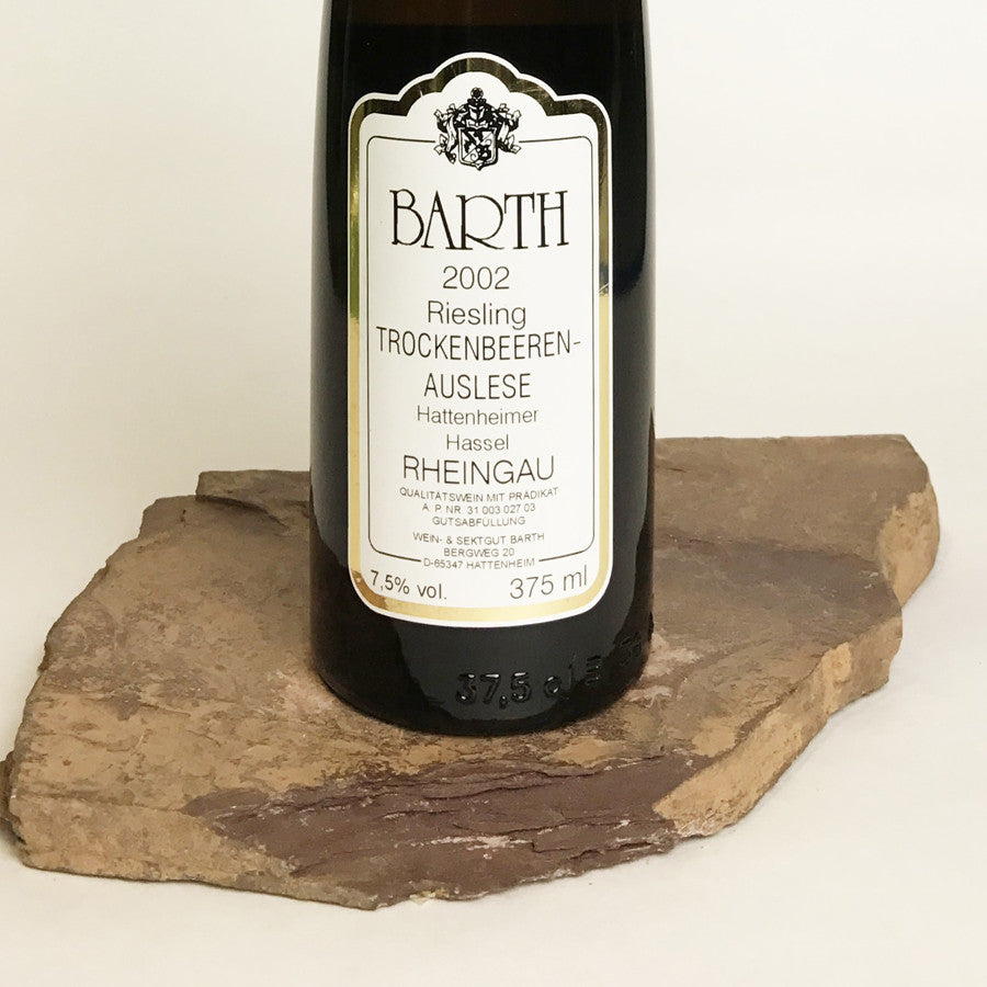 2002 BARTH Hattenheim Hassel, Riesling Trockenbeerenauslese Goldkapsel 375 ml