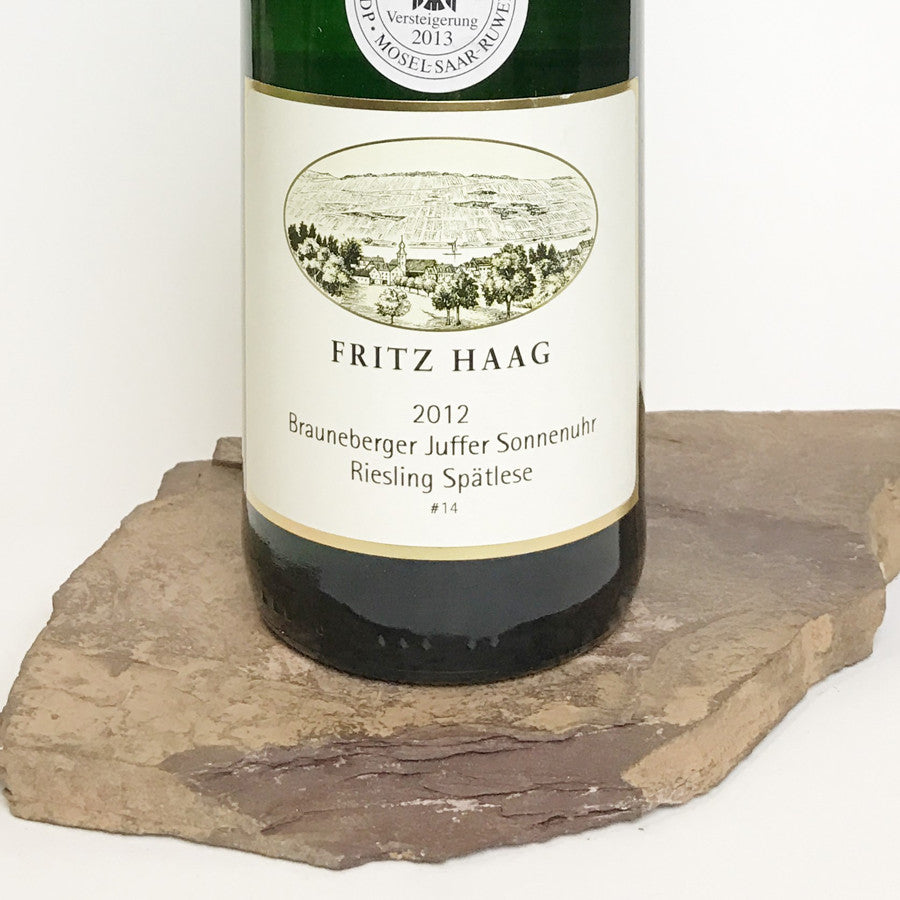2012 FRITZ HAAG Brauneberg Juffer Sonnenuhr, Riesling Spätlese #14 Auction