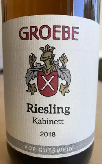 2018 GROEBE Riesling Kabinett