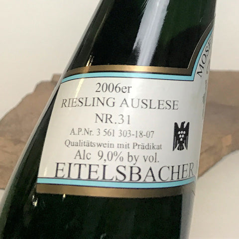 2007 KARTHÄUSERHOF Eitelsbach Karthäuserhofberg, Riesling Eiswein #55 Auction 375 ml