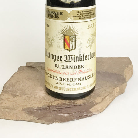 1971 KARL FLACH Edenkoben Schwarzer Letten, Ruländer Trockenbeerenauslese (Balz Collection) 350 ml