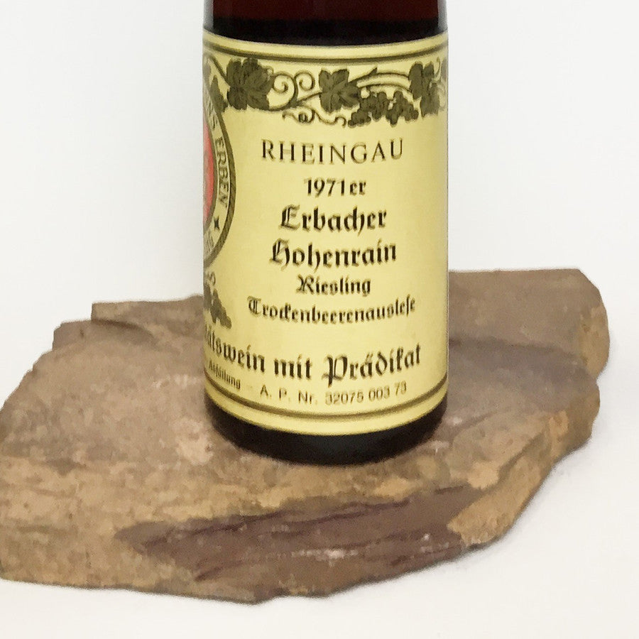 1971 H. TILLMANNS ERBEN Erbach Hohenrain, Riesling Trockenbeerenauslese (Balz Collection) 350 ml