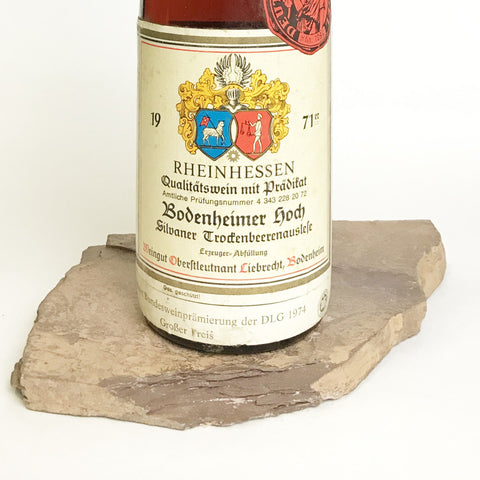 1971 HEINRICH KURZ SÖHNE Mussbach Glockenzehnt, Scheurebe Trockenbeerenauslese (Balz Collection)...