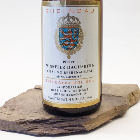 1964 STAATSWEINGÜTER KLOSTER EBERBACH Rüdesheim Hinterhaus, Riesling B –  Dee Vine Wines