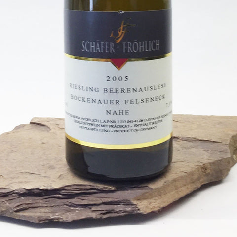 2005 SCHÄFER-FRÖHLICH Schlossböckelheim Kupfergrube, Riesling Auslese Goldkapsel Auction 375 ml