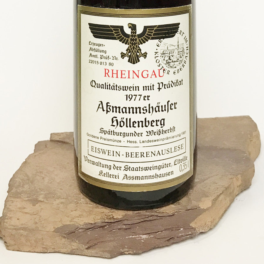 1977 STAATSWEINGÜTER KLOSTER EBERBACH Assmannshausen Höllenberg, Spätburgunder (Pinot Noir) Weis...