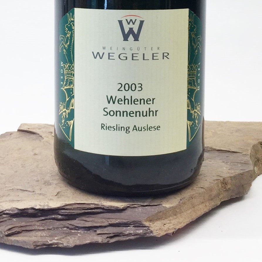 2003 WEGELER Wehlen Sonnenuhr, Riesling Auslese Goldkapsel Auction