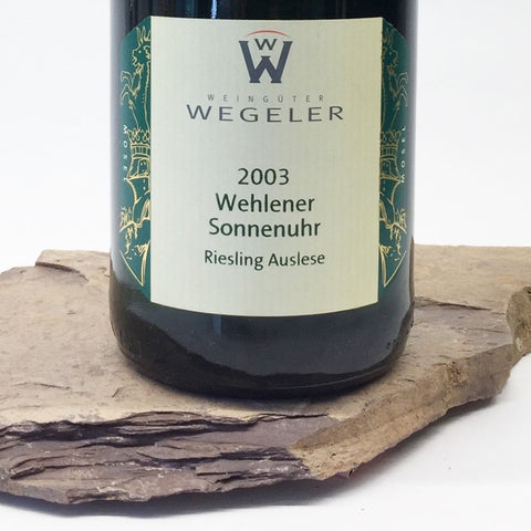 2003 WEGELER Geisenheim Rothenberg, Riesling Auslese Goldkapsel Auction